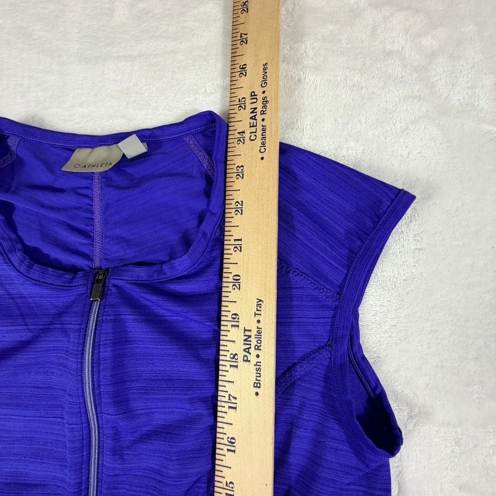 Athleta Top Women's Sz S Bluish Purple Sleeveless Pacifica‎ Stretch